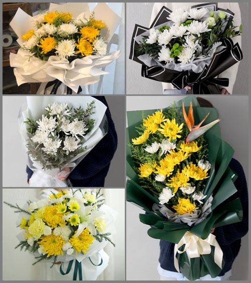 四川成都蒲江县鹤山镇飞龙社区白事花束代送